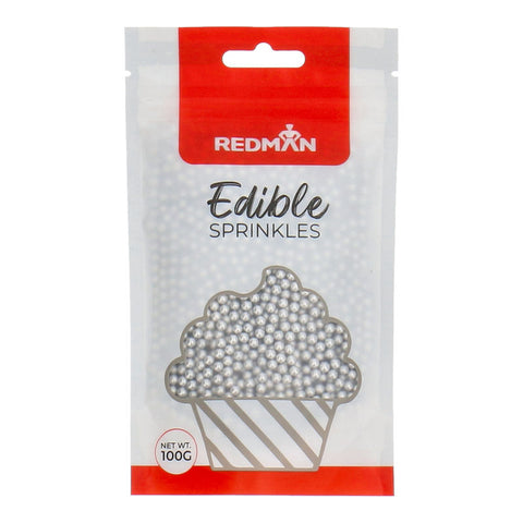 SILVER DRAGEES 100G (#13411)