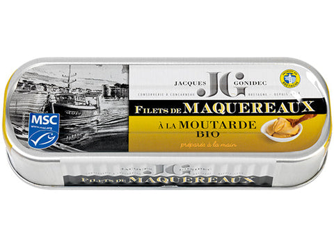 ORGANIC MACKEREL IN MUSTARD SAUCE 169G (#122521)