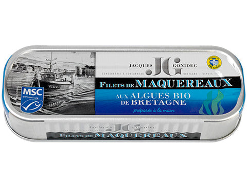 ORGANIC MACKEREL WITH SEAWEED 176G (#122520)