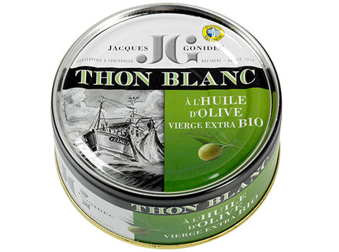 ORGANIC WHITE TUNA IN OLIVE OIL 160G (#122528)