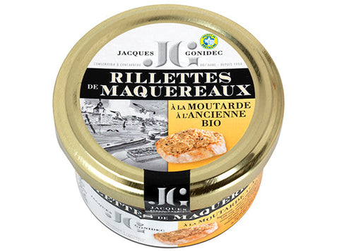 ORGANIC MACKEREL RILLETTES MUSTARD 90G (#122549)