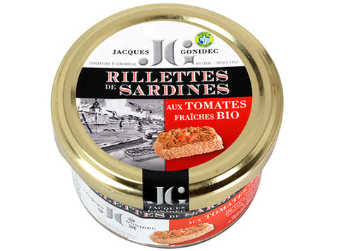 ORGANIC SARDINE RILLETTES TOMATOES 90G (#122550)