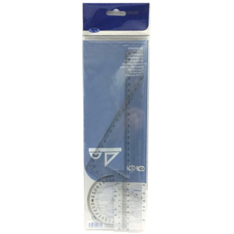 3-PIECES RULER SET 30CM 3PC (#119897)