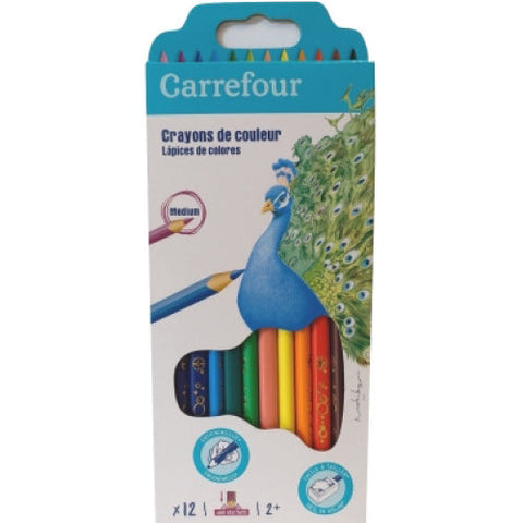 PACK OF 12 COLOUR PENCILS 12PC (#119864)