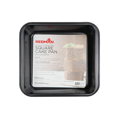PAN CAKE SQUARE 22X22X5CM (#13683)