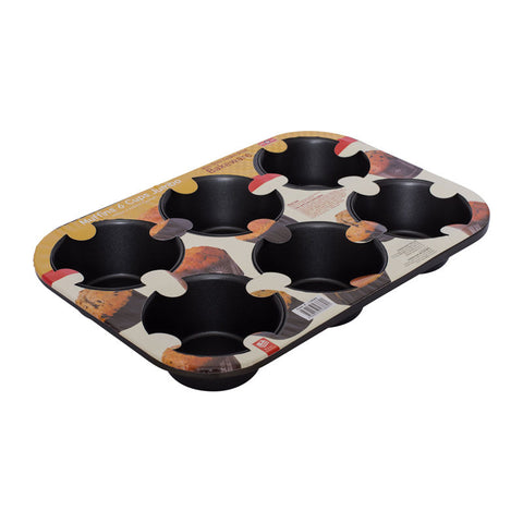 PAN MUFFIN JUMBO 34X22.5X4CM (#13685)