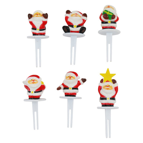 CHRISTMAS SANTA TEAM C302P 6PCS (#13702)