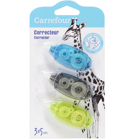 PACK OF 3 CORRECTION TAPE 3PC (#119824)