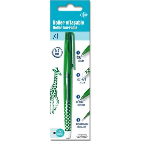 GREEN ERASABLE ROLLERBALL PEN 0.7MM (#119807)