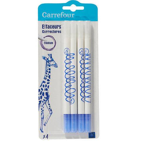 INK ERASER REWRITER CORRECTOR 4PC (#119822)