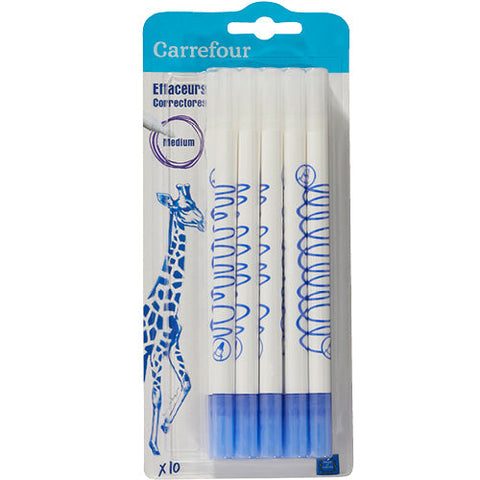 INK ERASER REWRITER CORRECTOR 10PC (#119929)