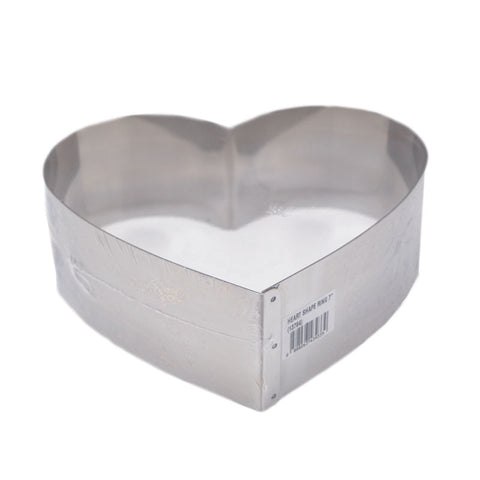 CAKE RING HEART SHAPE 7X2.5" (#13764)