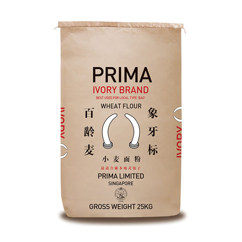 WHITE IVORY WHEAT FLOUR FOR STEAMED BUN(BAO) 25KG (#13810)