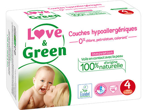 HYPOALLERGENIC NAPPIES T4 7-14KG 46PC (#124801)