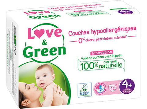 HYPOALLERGENIC NAPPIES T4+ 9-20KG 42PC (#124794)