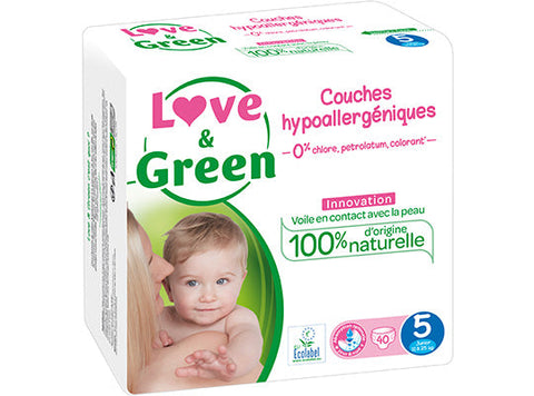 HYPOALLERGENIC NAPPIES T5 11-25KG 40PC (#124799)