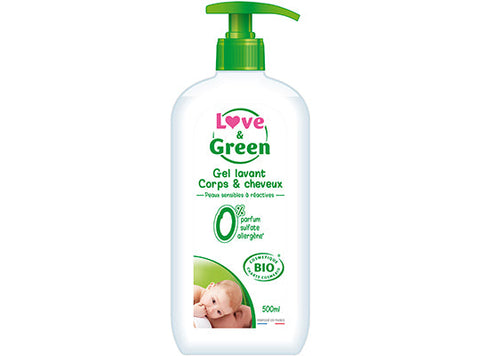 ORGANIC BABY BODY HAIR GEL 500ML (#124790)