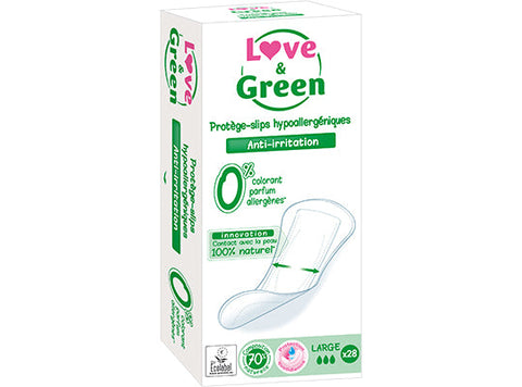 ECOLOGICAL LARGE PANTY LINERS 28PC (#124775)