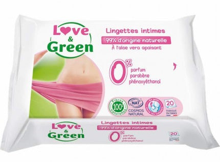 SOOTHING INTIMATE WIPES 20PC (#124773)