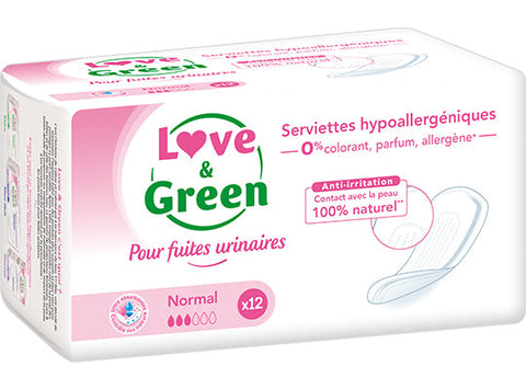ECOLOGICAL NORMAL INCONTINENCE PADS 12PC (#124765)