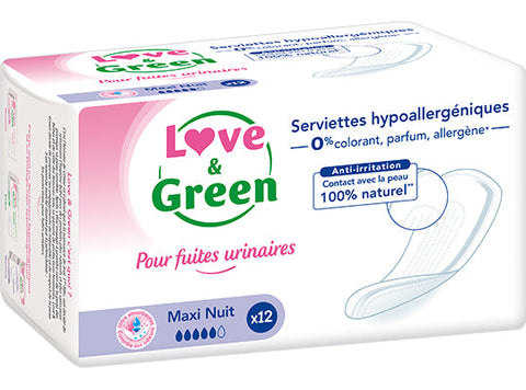ECOLOGICAL NIGHT INCONTINENCE PADS 12PC (#124778)