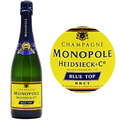 CHARDONNAY CHAMPAGNE BRUT BLUE TOP 75CL (#124101)