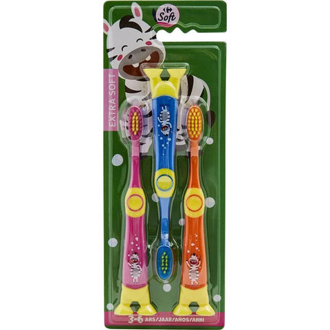 TOM AND JERRY KIDS TOOTHBRUSH 3PC (#119179)