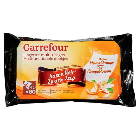 MULTI-PURPOSE BLACK SOAP WIPES 40PC (#119627)