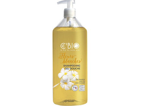 ORGANIC WHITE FLOWERS SHAMPOO SHOWER 500ML (#122905)