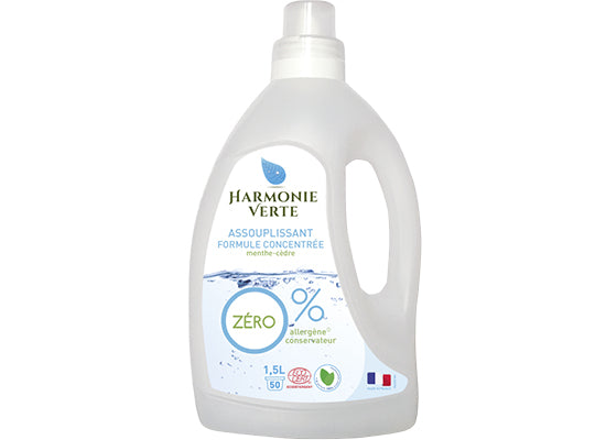 ORGANIC MINT CEDAR FABRIC SOFTENER 1.5L (