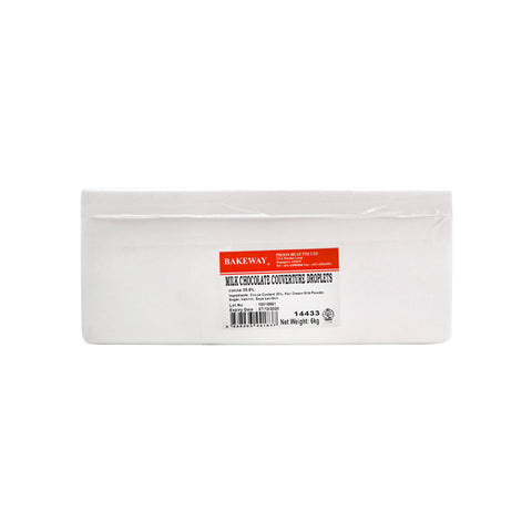 MILK CHOCOLATE COUVERTURE DROPLETS 6KG (#14433)