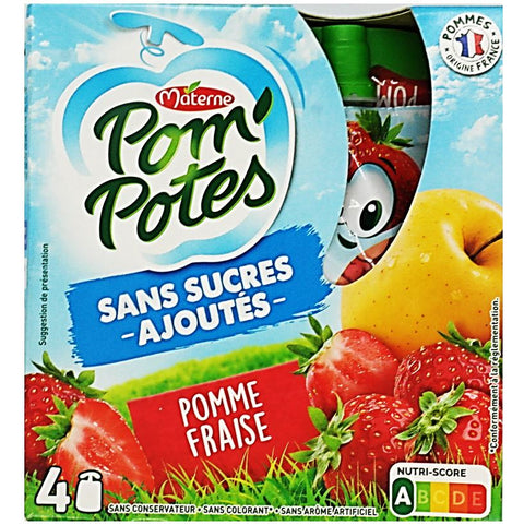 APPLE STRAWBERRY POUCH 90G (#114995)