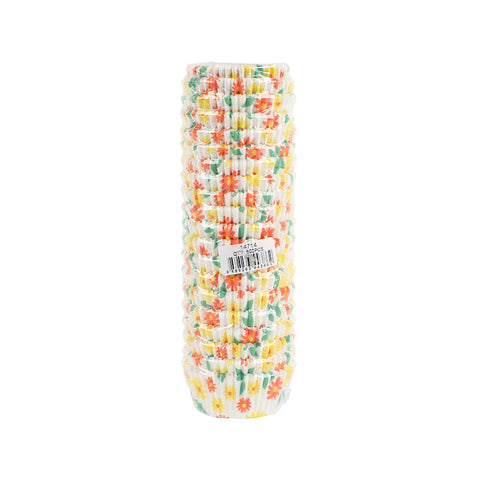 BAKING CASE 93MM FLORAL 500PCS (#14714)