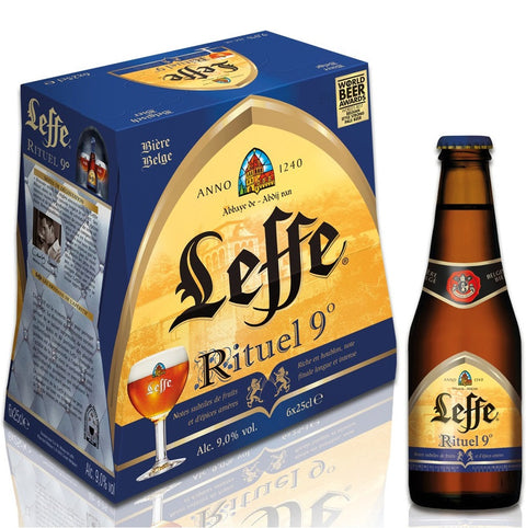 LEFFE RITUAL BLONDE BEER 9% 25CL (#118612)