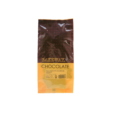 MILK CHOCOLATE COUVERTURE DROPLETS 250G (#14768)