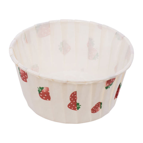 SOUFFLÉ BAKING CASE STRAWBERRY 62X40MM 50PCS (#14783)