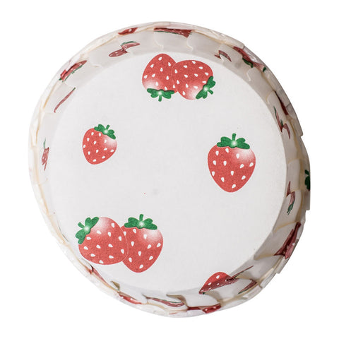 SOUFFLÉ BAKING CASE STRAWBERRY 62X40MM 50PCS (#14783)