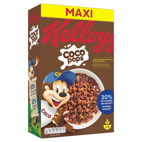 COCO POPS CHOC CEREAL 550G (#118238)