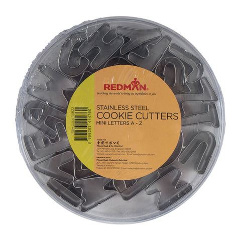 COOKIE CUTTER ALPHABETS SET (#14822)