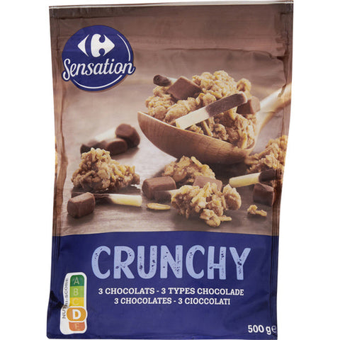 CRUNCHY 3 CHOC MUESLI 500G (#118287)