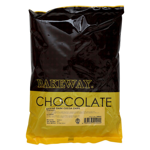 BAKING DARK COCOA CHIPS 1KG (#14840)
