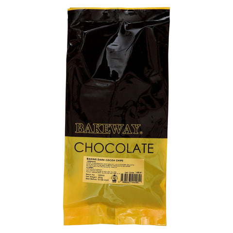 BAKING DARK COCOA CHIPS 250G (#14841)