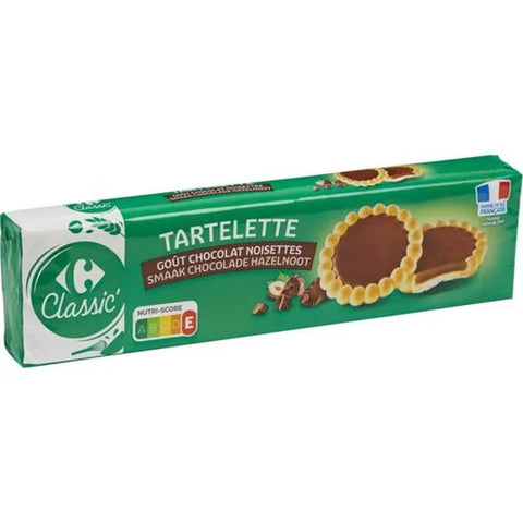 CHOCOLATE HAZELNUT TARTLETS 150G (#116467)