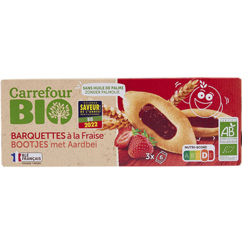 ORGANIC STRAWBERRY COOKIES 120G (#116817)