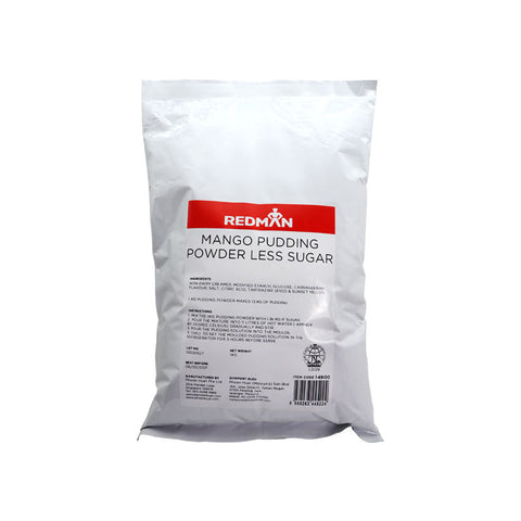 MANGO PUDDING POWDER LESS SUGAR 1KG (#14900)