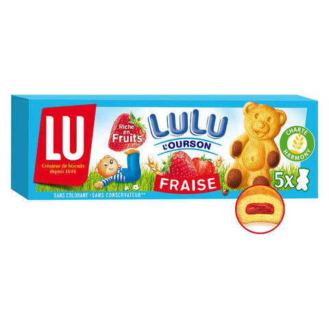 STRAWBERRY BEAR CAKES 150G (#116443)