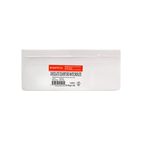 WHITE CHOCOLATE COUVERTURE DROPLETS 6KG (#14921)