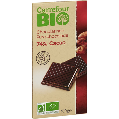 ORGANIC DARK CHOCOLATE 100G (#116624)