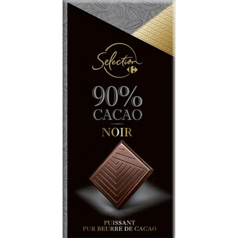 90% COCOA DARK CHOCOLATE 80G (#116621)