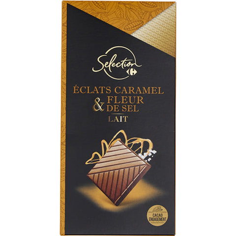 SALTED CARAMEL MILK CHOCOLATE 100G (#116639)